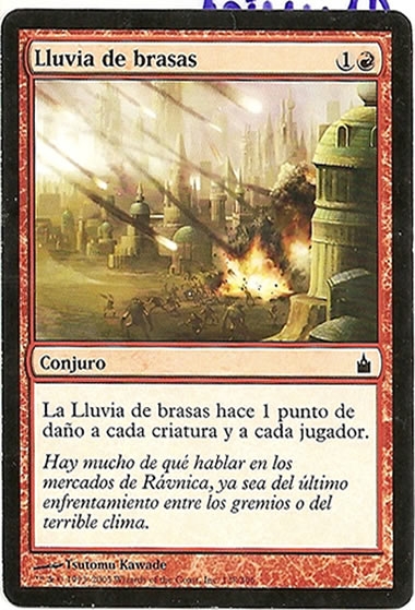 Magic Ravnica lluvia de brasas 138/306 español